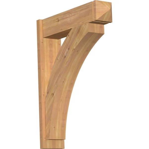 Thorton Smooth Arts and Crafts Outlooker, Western Red Cedar, 7 1/2